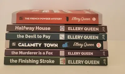 Ellery Queen Mystery Book Lot~6 Novels~Trade Paperbacks~ • $23.88