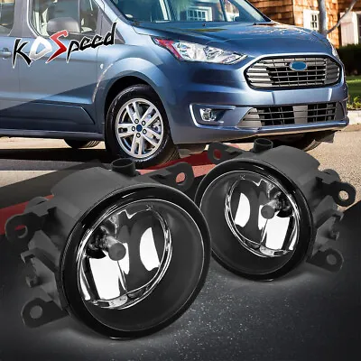 Clear Lens Front Bumper Fog Lights For 05-22 Ford Mustang/Focus/Transit Connect • $37.98