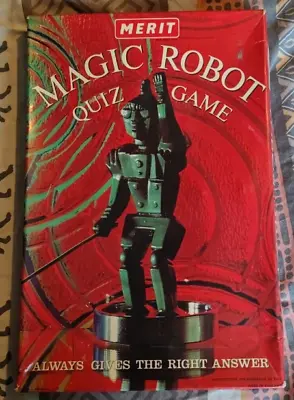 MERIT MAGIC ROBOT VINTAGE QUIZ GAME 1970s • £8.99