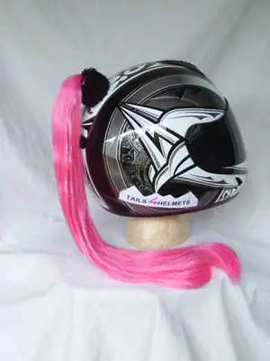 PINK  Helmet Ponytail..Motorcycle Bike.Helmet Hair  24  Each  PINK  (2-3 Days) • $22.65