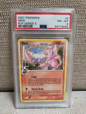 $200 • Buy Pokémon Mew  POP Series Promos 5 #3 Regular Rare PSA 8 