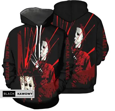 Halloween Michael Myers 3D HOODIE HALLOWEEN GIFT CHRISTMAS GIFT BEST PRICE • $27.95