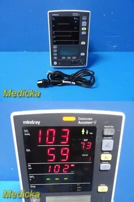 Mindray Accutorr V Colored Monitor (Nellcor SpO2) W/O Leads ~ 34534 • $94.99