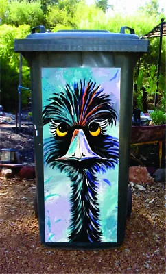 'RU OK' Emu Wheelie Bin Sticker • $45