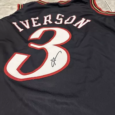 Allen Iverson 76ers Jersey Sz XL Signed AUTOGRAPHED • $120