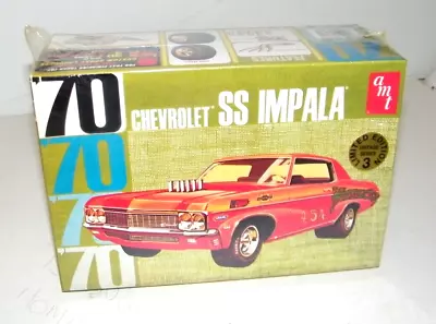 AMT '70 Chevrolet Impala SS Hardtop 454 Drag Custom Stock 3 N 1 Model Car SEALED • $49.95
