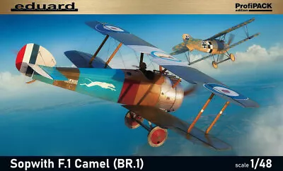 Eduard 1/48 WWI British Sopwith F.1 Camel (BR.1) [ProfiPACK] • $41.95