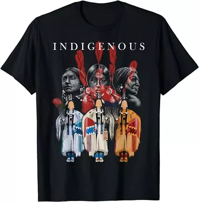 Native American Indigenous Red Hand Indian Blood Themed T-Shirt Unisex Tees • $20.99