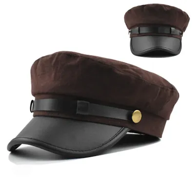 Beret Flat Hat Military Men Women Cap Trucker Sports Hats Captain Vintage Caps • $11.24