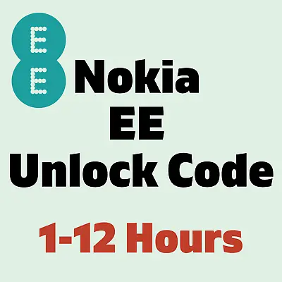 £5.94 • Buy Unlock Code For Orange EE T-Mobile UK Nokia Lumia 625 630 638 720 730 735 800
