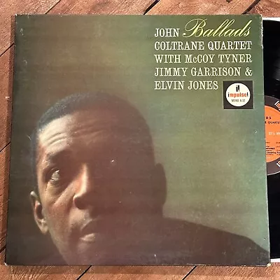 John Coltrane Quartet Ballads Superb EX! Impulse Lp Mono RVG A 32 McCoy Tyner • $9.99