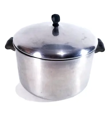 Farberware 8 Qt. StockPot With Lid Aluminum Clad Stainless Steel Vintage • $23.95