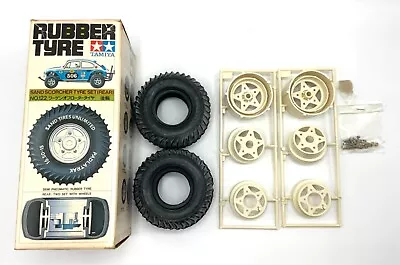 Vintage Tamiya Sand Scorcher Rear Wheel/Tire (Tyre) Set NIB For 58016  - SRB • $40