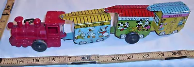 Marx Walt Disney Casey Jr. Disneyland Express Tin Wind Up Train Works • $49.99