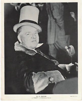 W.C. Fields Original 1930's  R95 8x10 Linen Photo  Poppy  A Paramount Picture • $20