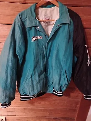 Vintage 1990’s STARTER Diamond Collection MLB Florida MARLINS Puffer Jacket XL • $75