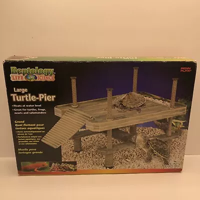 Penn Plax Reptology Decorative Turtle Pier Life Science Large • $19.99