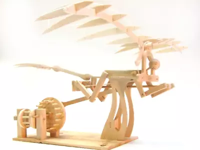 Leonardo DaVinci Ornithopter Wooden Kit • $49.99