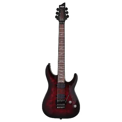 Schecter Omen Elite 6 FR Guitar Rosewood Fretboard Floyd Black Cherry Burst • $466.65