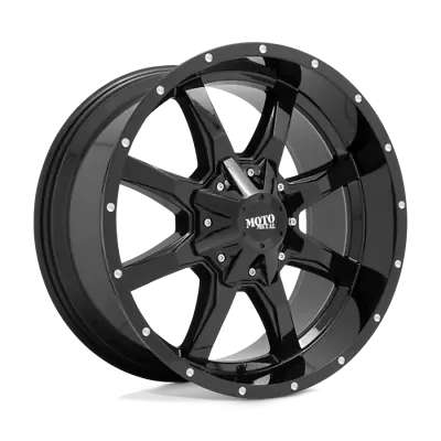 Moto Metal MO970 17X9 6X135/6x139.7 12 106.10 GLOSS BLACK W/ MILLED LIP • $225.99