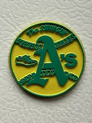 Vintage Oakland Athletics A’s MLB Baseball Standings Board Rubber Fridge Magnet • $39.95