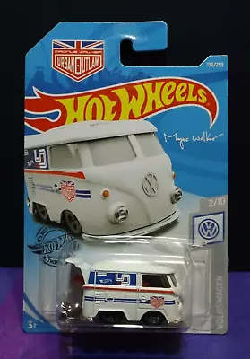 2019 Hot Wheels KOOL KOMBI (MAGNUS WALKER WHITE VAN) HW VOLKSWAGEN 2/10 Long Cd. • $9.99