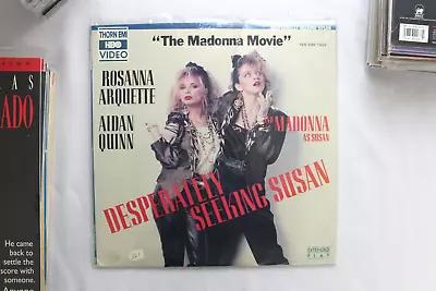 DESPERATELY SEEKING SUSAN Laserdisc LD MADONNA *BUY MORE AND SAVE* • $20