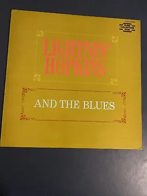 Lightnin Hopkins And The Blues Album LP LLS-70054 Japan Record Vinyl • £30