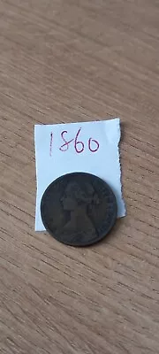 1860 Victoria Farthing Coin • £1.35