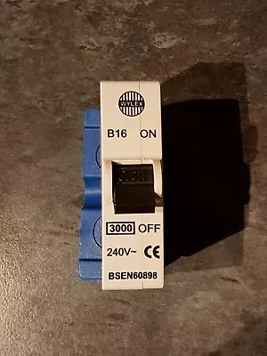 £22.50 • Buy Wylex B16 16amp Replacement Mcb For Re-wirable Or Cartridge Fuse*new Condition*
