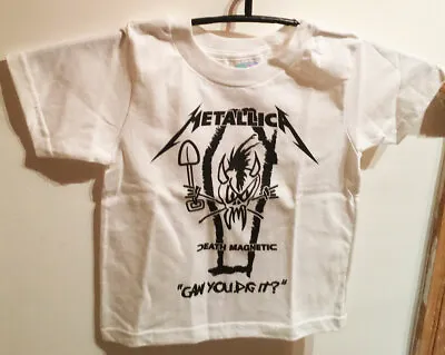 Metallica Death Magnetic *Can You Dig It*  Baby T-Shirt Size 4 Toddler 24 Monate • £14.28