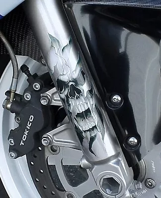 Harley Davidson Sportster Softail Dyna Electra Glide Road King FORK SKULLS  • $4.95