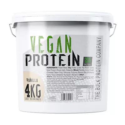 Vegan Protein Powder 4kg – Diet Shake – Low Carb – Dairy Free Plant Based • £39.99