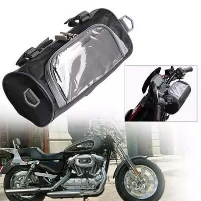 Motorcycle Front Fork Handlebar Bag Tool Bag Waterproof Luggage Storage Pouch • $15.99