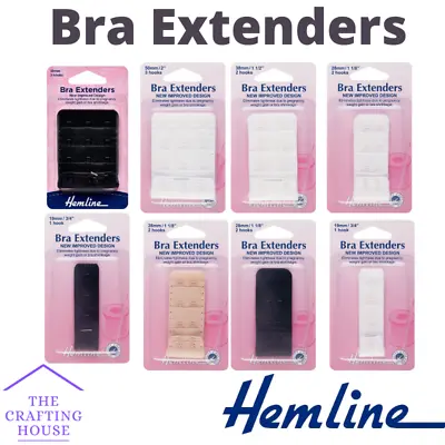 1 2 3 Hook Womens Ladies Bra Extender Extension Expander Pregnancy Maternity • £3.38