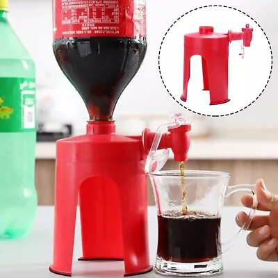 UK Soda Coke Tap Saver Upside Down Drinking Water Dispenser Bar Water Bottles • £7.99