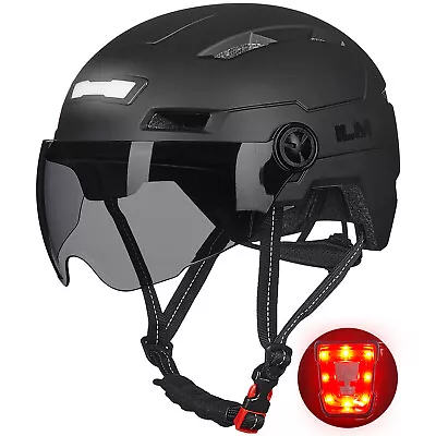 ILM Bike Cycling Helmet With USB Rechargeable LED Front And Back Light Men Women • $93.32