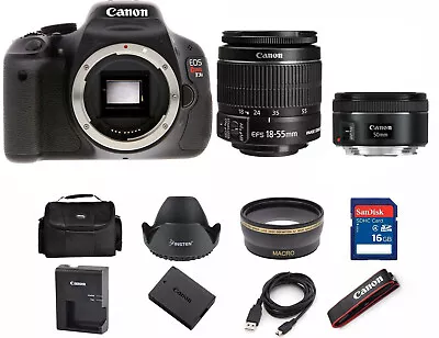 MINT Canon T3i / 600D 18.0 MP SLR Camera With 18-55mm And 50mm STM LENS  • $399.95