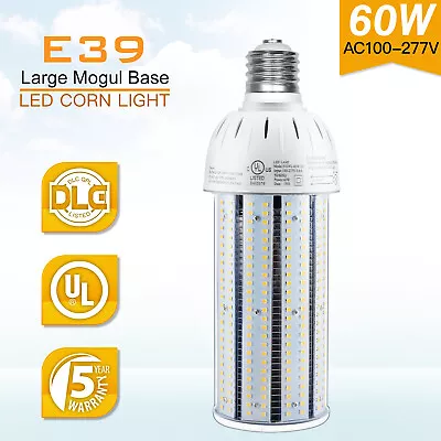 60W LED Corn Light Bulb 5000K E39 Mogul Base Warehouse Light Replace 250W MH/HID • $39.29