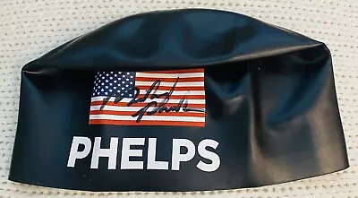 MICHAEL PHELPS Signed MP Swim Cap Gold Medal Olympics Guaranteed Authentic Auto • $180