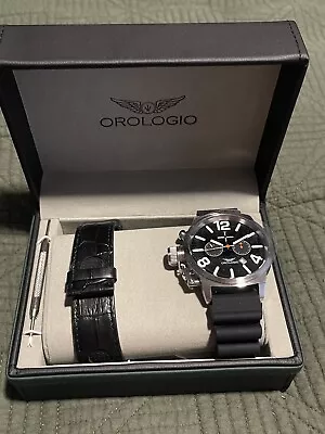 Orologio Monaco Racing Series Men’s Chronograph Watch New • $150