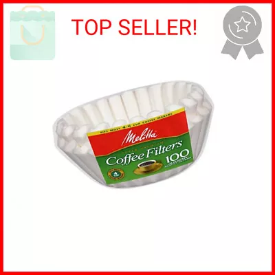 Melitta Junior Basket Coffee Filters White 100 Count • $10.96