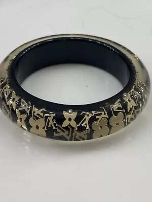 Louis Vuitton Inclusion Bangle Resin Bracelet/Bangle Black • £189