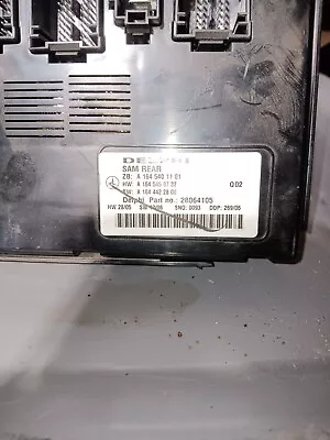 ✅06-13 Mercedes X164 GL450 Rear SAM Module Control Unit Signal Acquisition OEM • $225