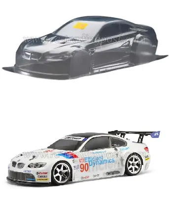 Clear RC Body BMW M3 GT2 (E92) 1/10 OnRoad Car HPI/4Tec2.0/V100/RDS/200mm • $39.95