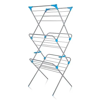Minky 3 Tier Indoor Airer 15m Drying Space Silver • £49.99