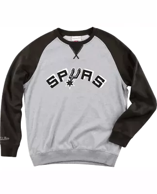 New Men's Mitchell & Ness NBA San Antonio Spurs Turf Fleece Sweatshirt • £44.99