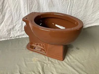 Vtg Kohler NOS Expresso Brown Flushometer Toilet Elongated Bowl We Ship 571-23E • $395