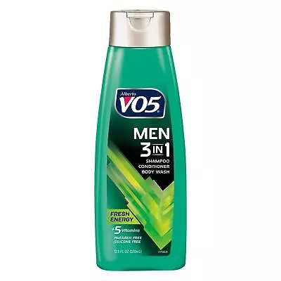 Alberto VO5 Mens 3-IN-1 Shampoo Conditioner And Body Wash - 12.5 Oz - Fresh • $10