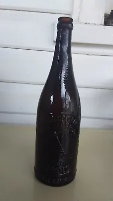 Vintage Pickaxe Brand Adelaide   Embossed Beer Bottle. • $34